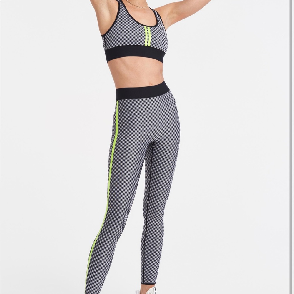 Ultracor Ultra High Leggings & Bra Set -XS Gingham